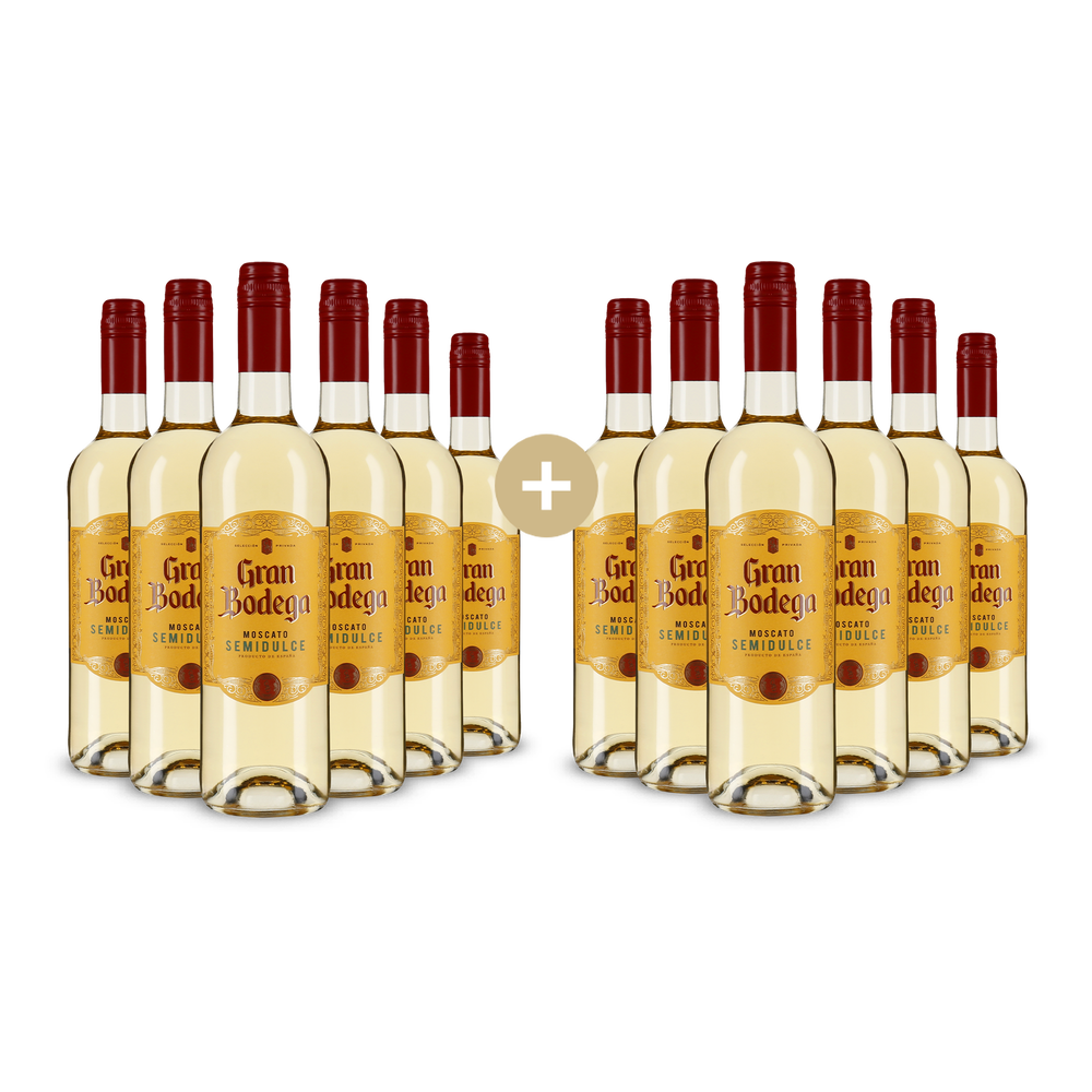 Gran Bodega 6+6 zdarma: Moscato semidulce 2025