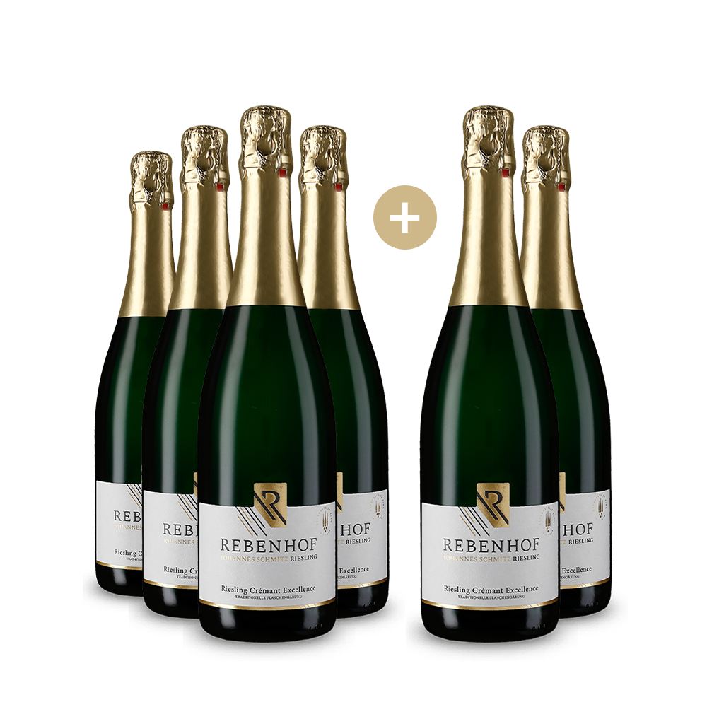 4+2 Flaschen Riesling Crémant Excellence brut