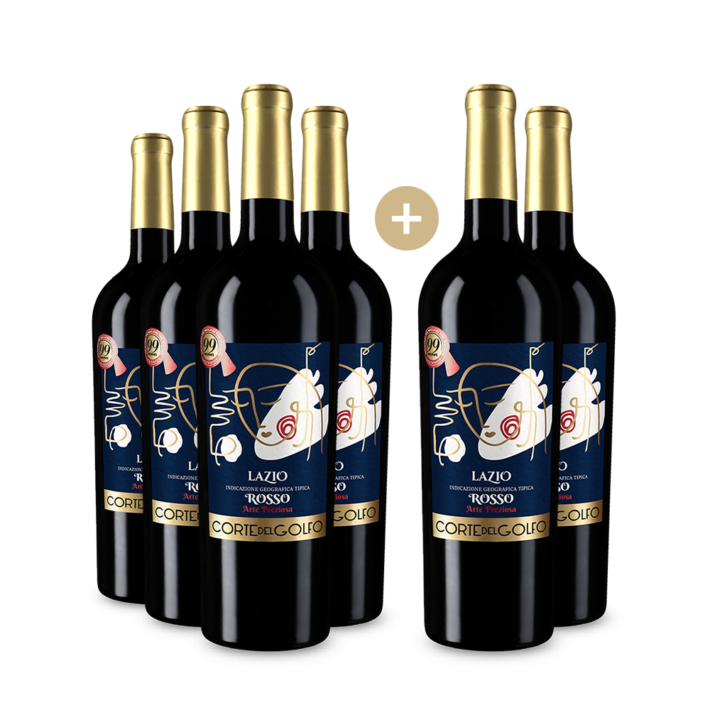 6 Flaschen Lazio Rosso Arte Preziosa 2021
