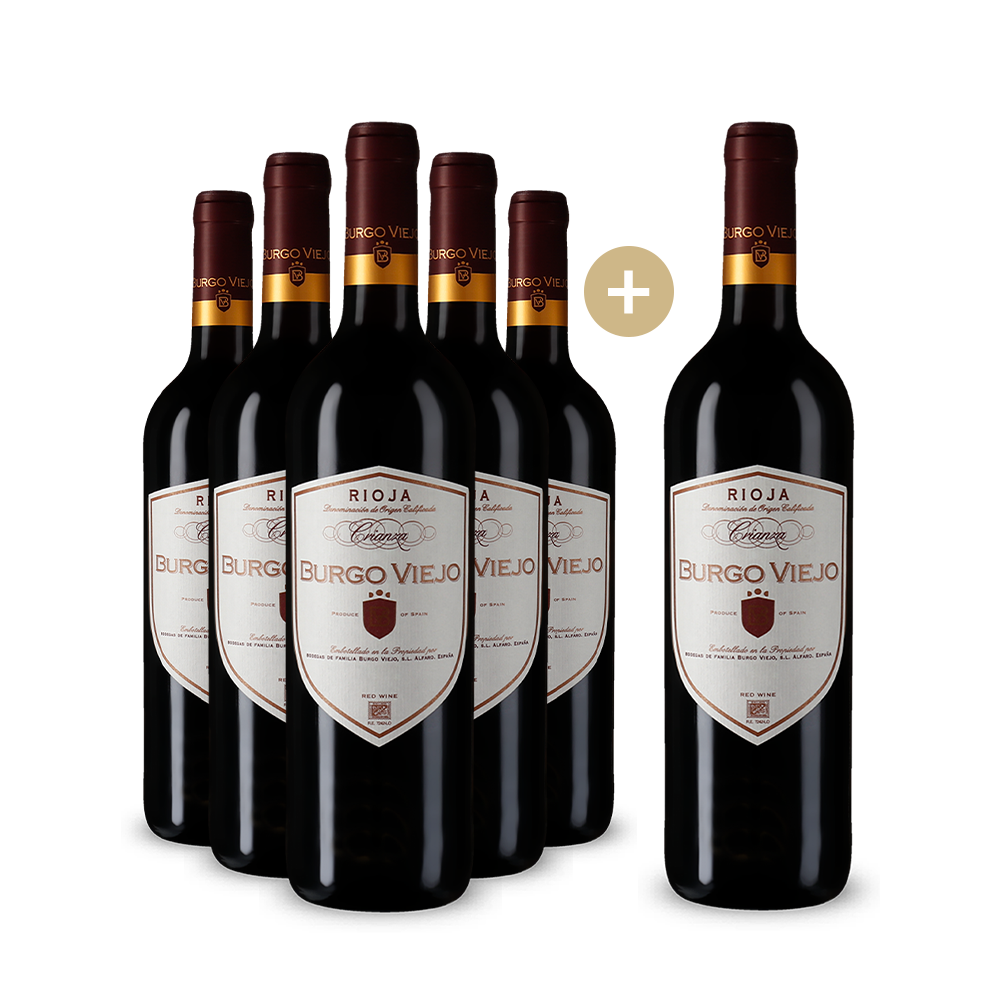 5+1 Flaschen Rioja Crianza 2019
