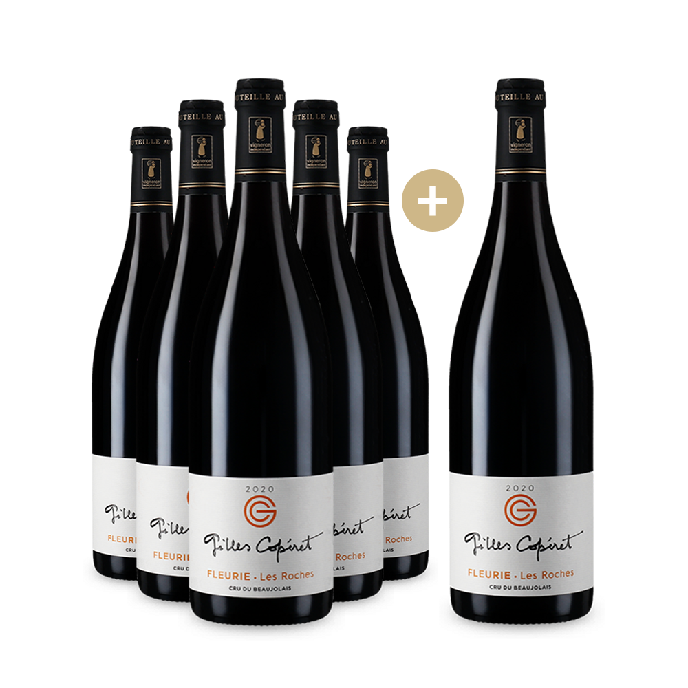 5+1 Flaschen Coperet Fleurie Les Roches 2020