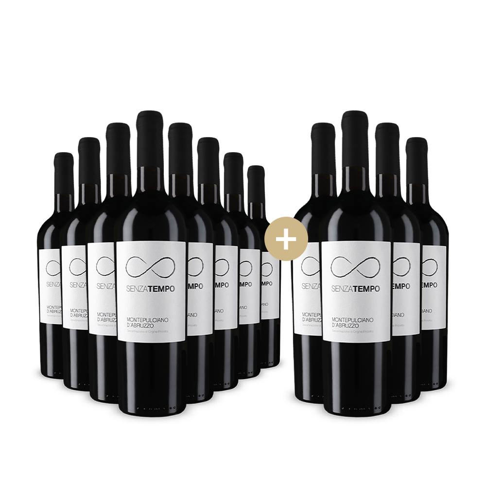 8+4 Flaschen Senza Tempo Montepulciano d'Abruzzo 2021