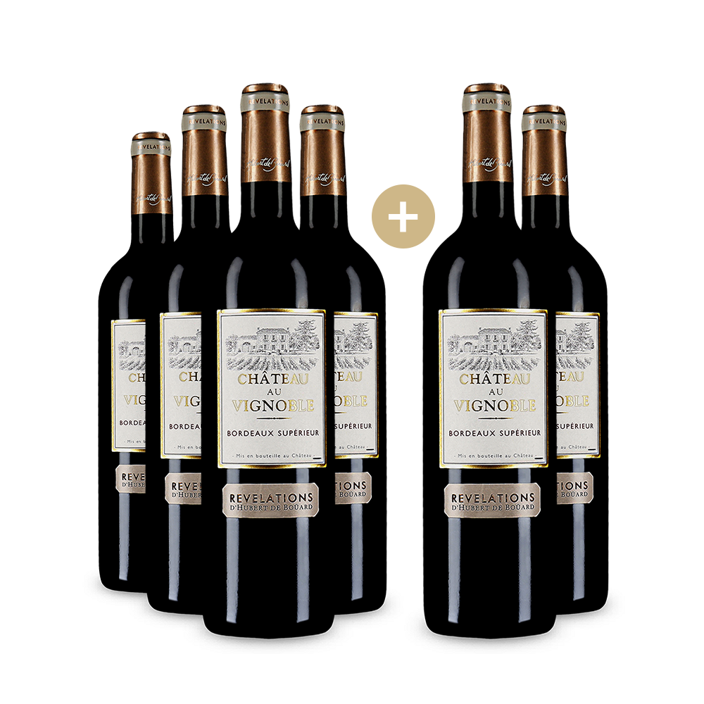 4+2 Flaschen Bordeaux Supérieur Révélations d'Hubert de Boüard 2020