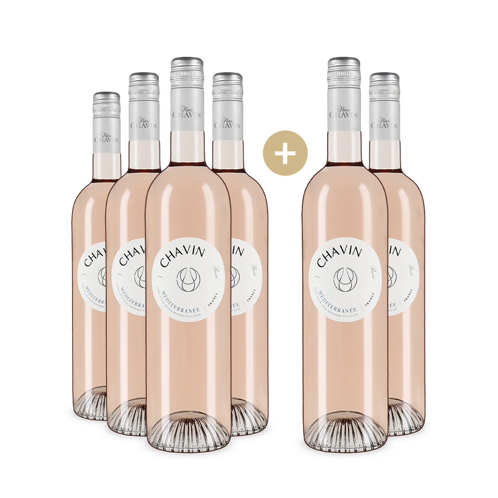 4+2 Flaschen Rosé Méditerranée 2023