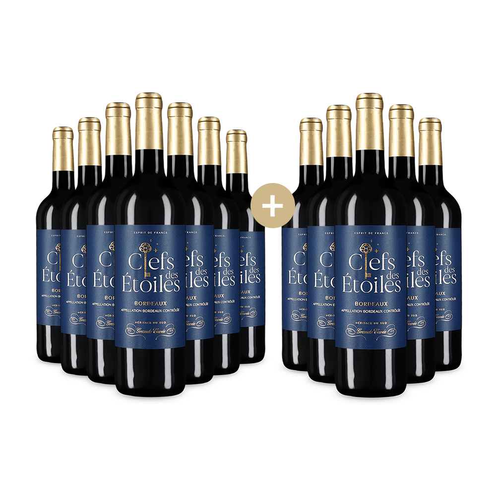 7+5 Flaschen Bordeaux 2018