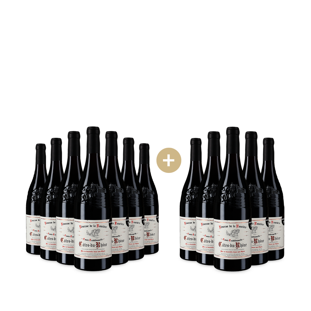6+6 Flaschen Reserve de la Ronciere Cotes du Rhone 2021