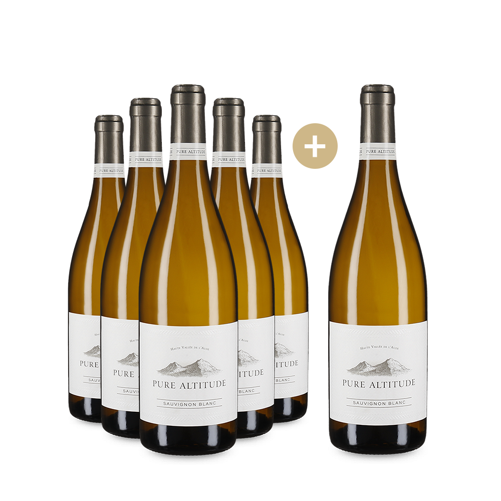 5+1 Flaschen Pure Altitude Sauvignon Blanc Haute Vallée de l'Aude 2023