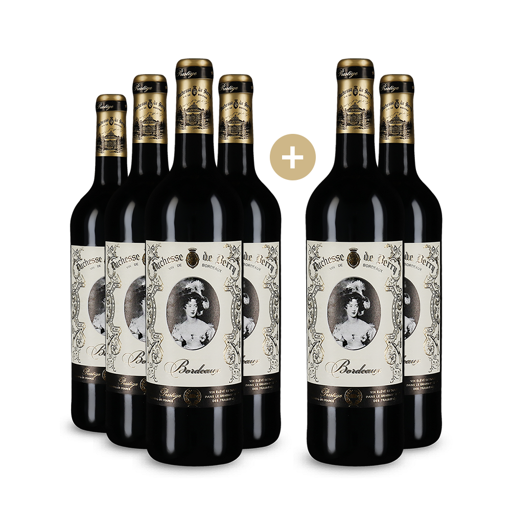 4+2 Flaschen Bordeaux 2020