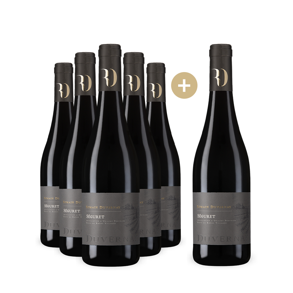 6 Flaschen Côtes du Rhône Villages Séguret 2021