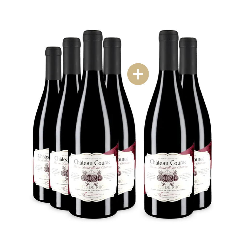 4+2 Flaschen Côtes du Rhône 2021