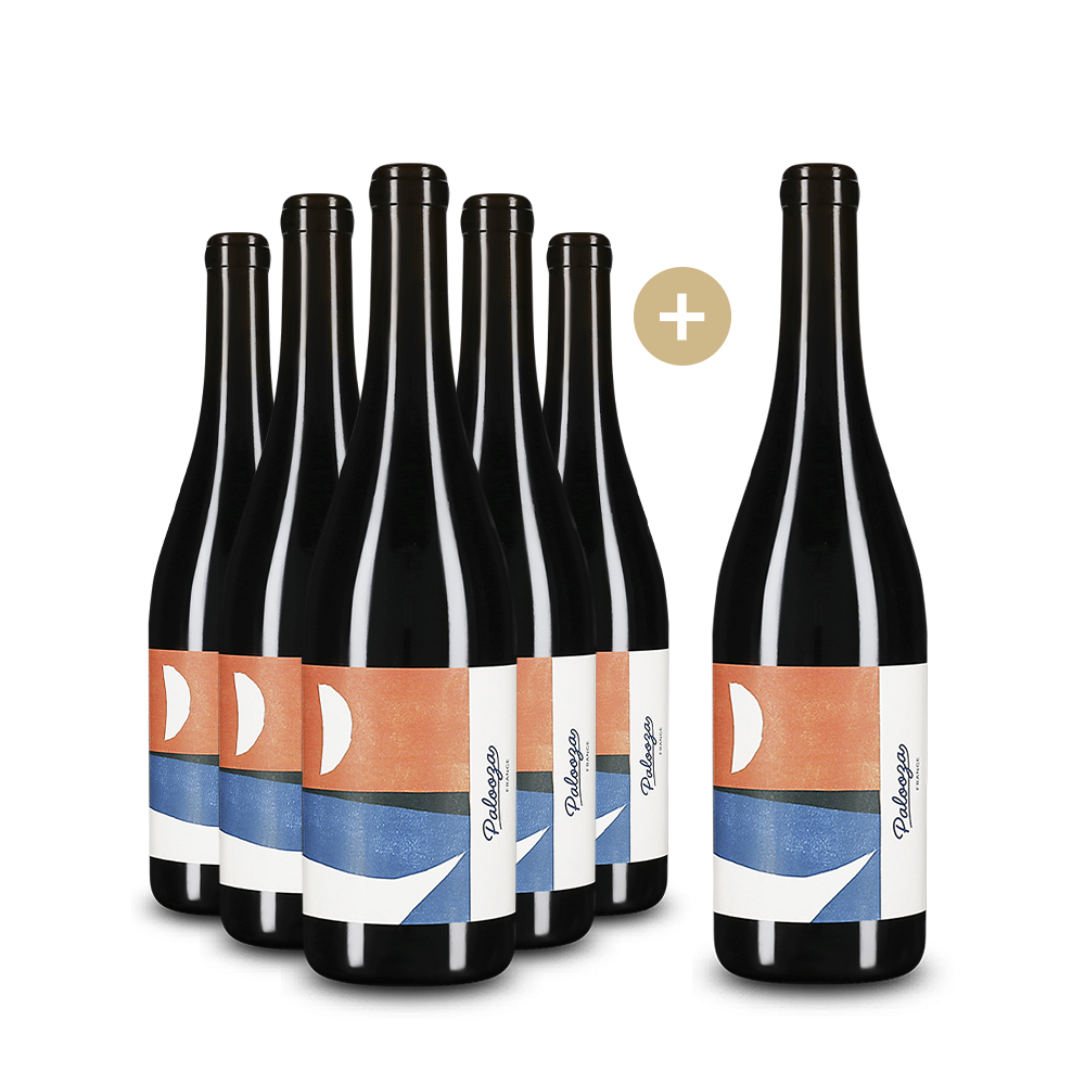 5+1 Flaschen Palooza Pays d'Oc Rouge 2023