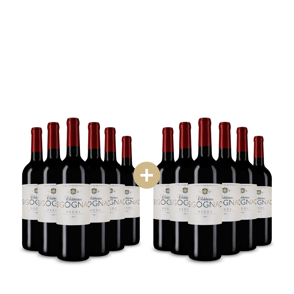 6+6 Flaschen Médoc Cru Bourgeois 2011