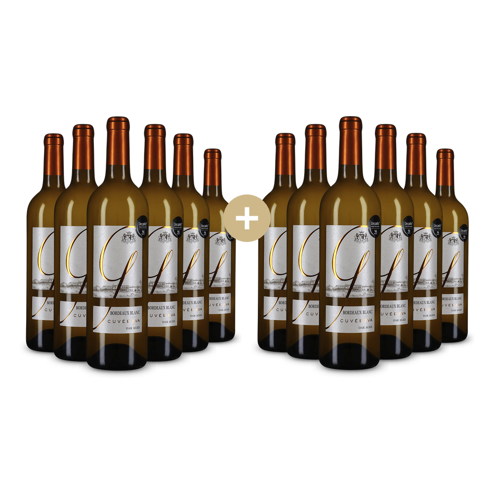 6+6 gratis: Bordeaux Blanc 2023