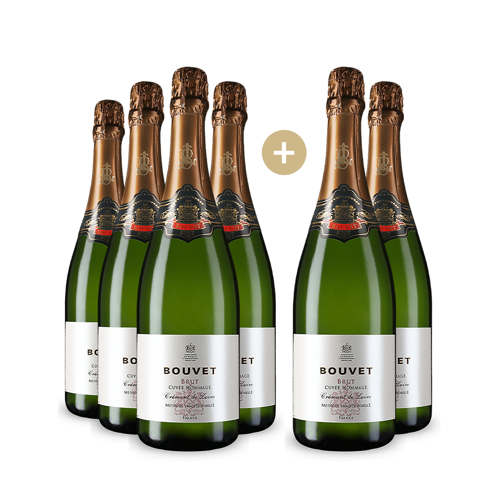 6 Flaschen Hommage Crémant de Loire Blanc brut