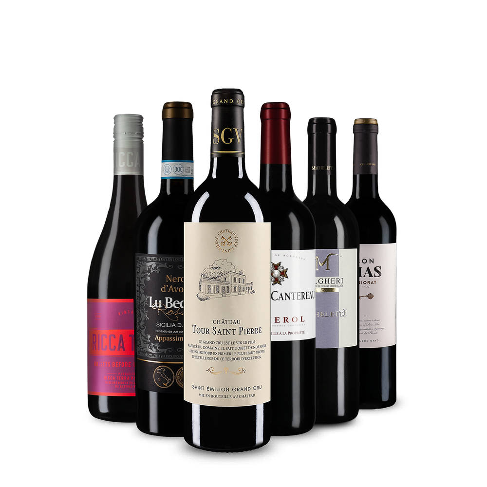 50 % sparen: Premium-Weine im 6er-Set