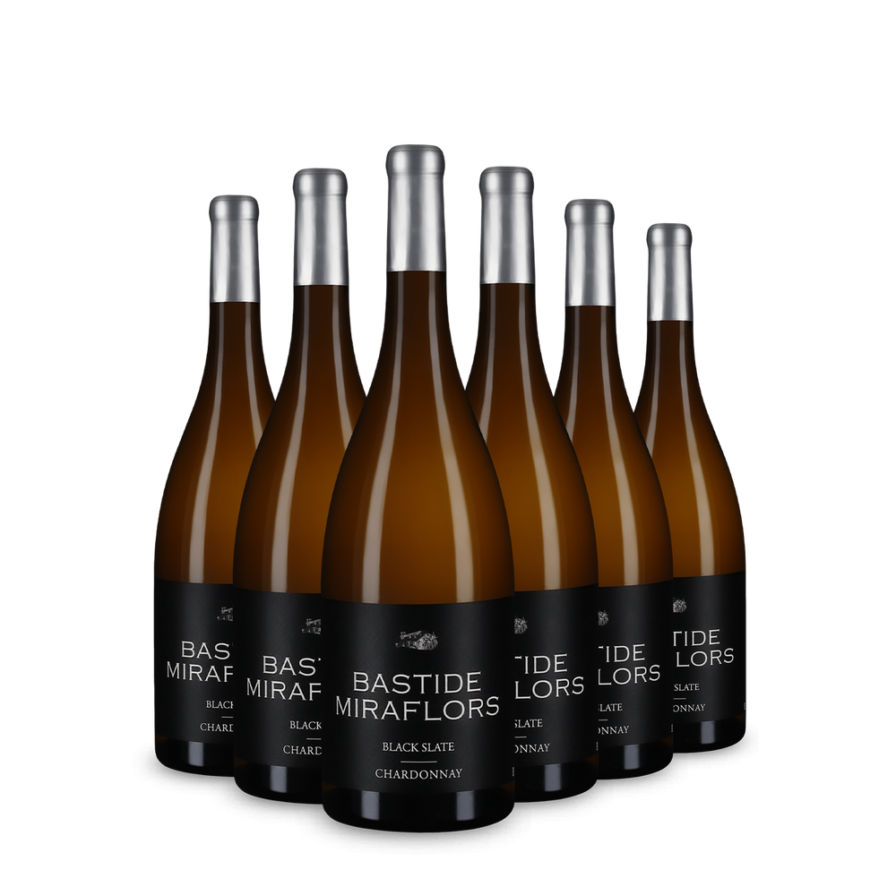 5+1 Flaschen Bastide Miraflors Black Slate Chardonnay 2024