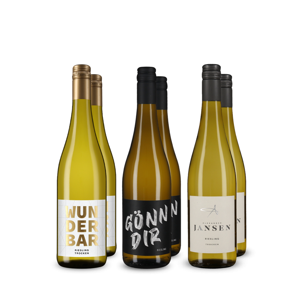 3+3 lahve letních Rieslingů z Falce