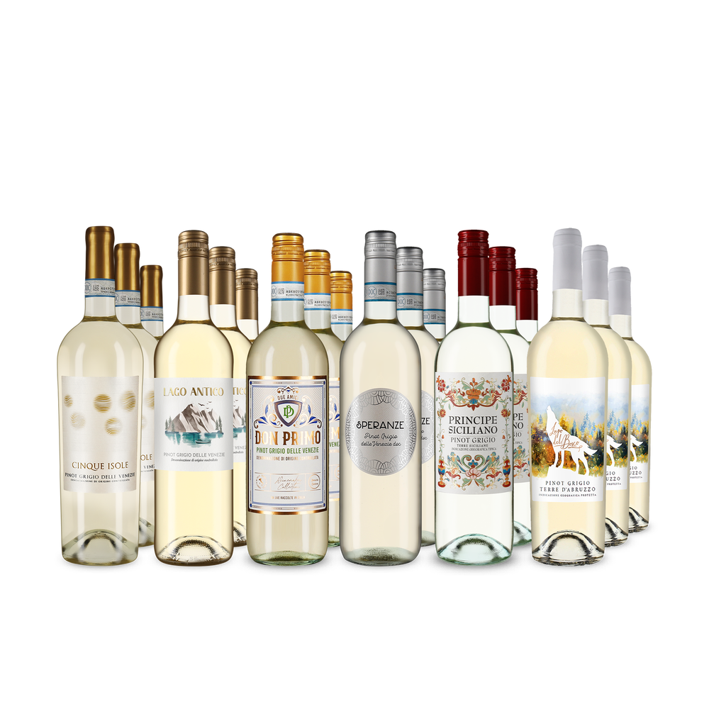 6x3 Letní trháky Pinot Grigio v balení XXL