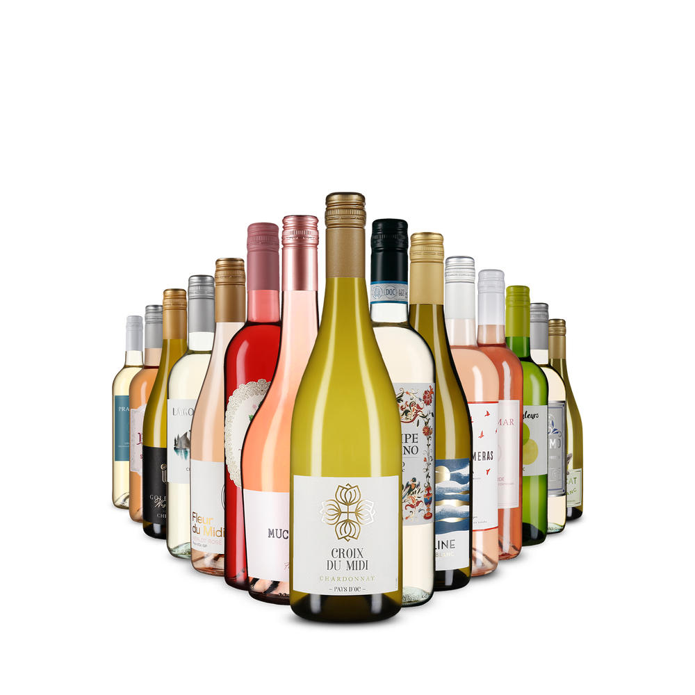 15x1 Pestrost bílých vín a rosé: Naši favoriti
