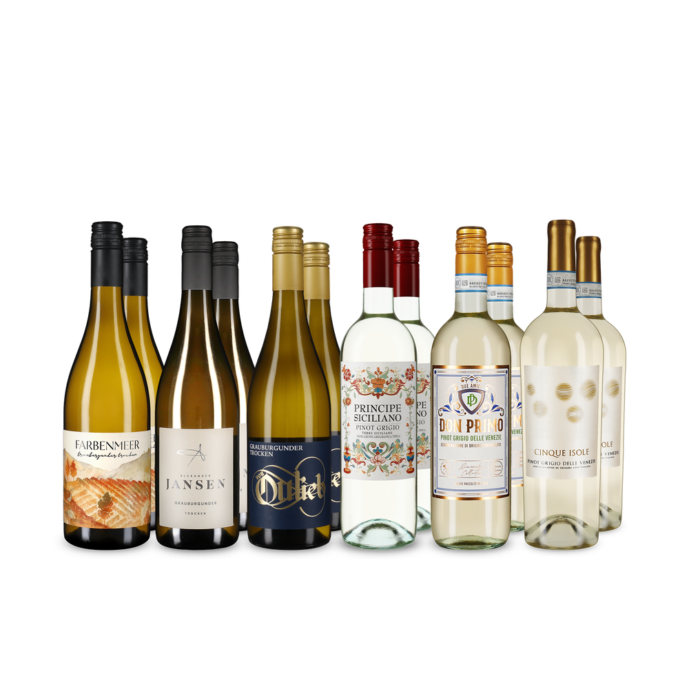6x2 Pinot Grigio & Rulandské šedé: Naše bestsellery