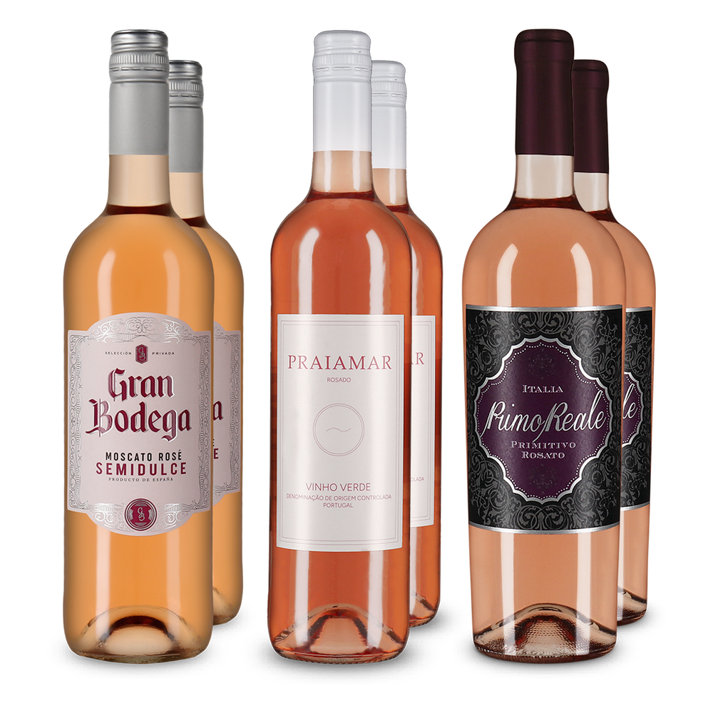3x2 Ovocní favorité mezi rosé: polosladké a polosuché