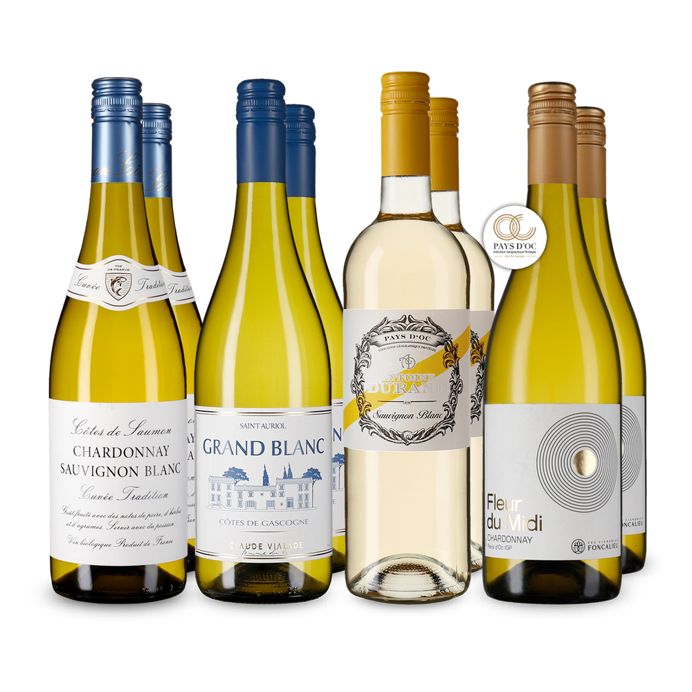 4x2 Bílá vína z Francie: Savoir-vivre ve sklenici