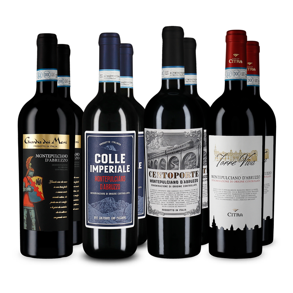 4x2 Montepulciano d'Abruzzo: požitek z červeného vína ze střední Itálie