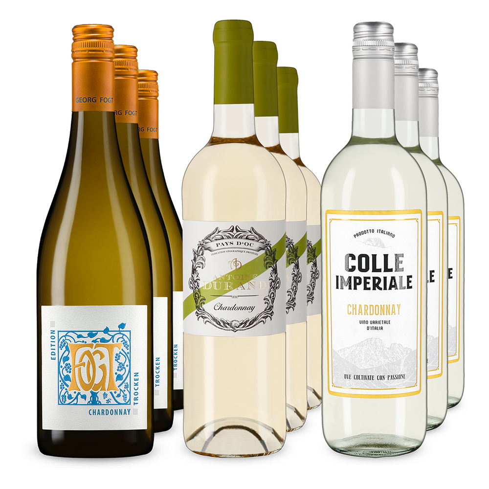 3x3 Chardonnay trio ze tří zemí