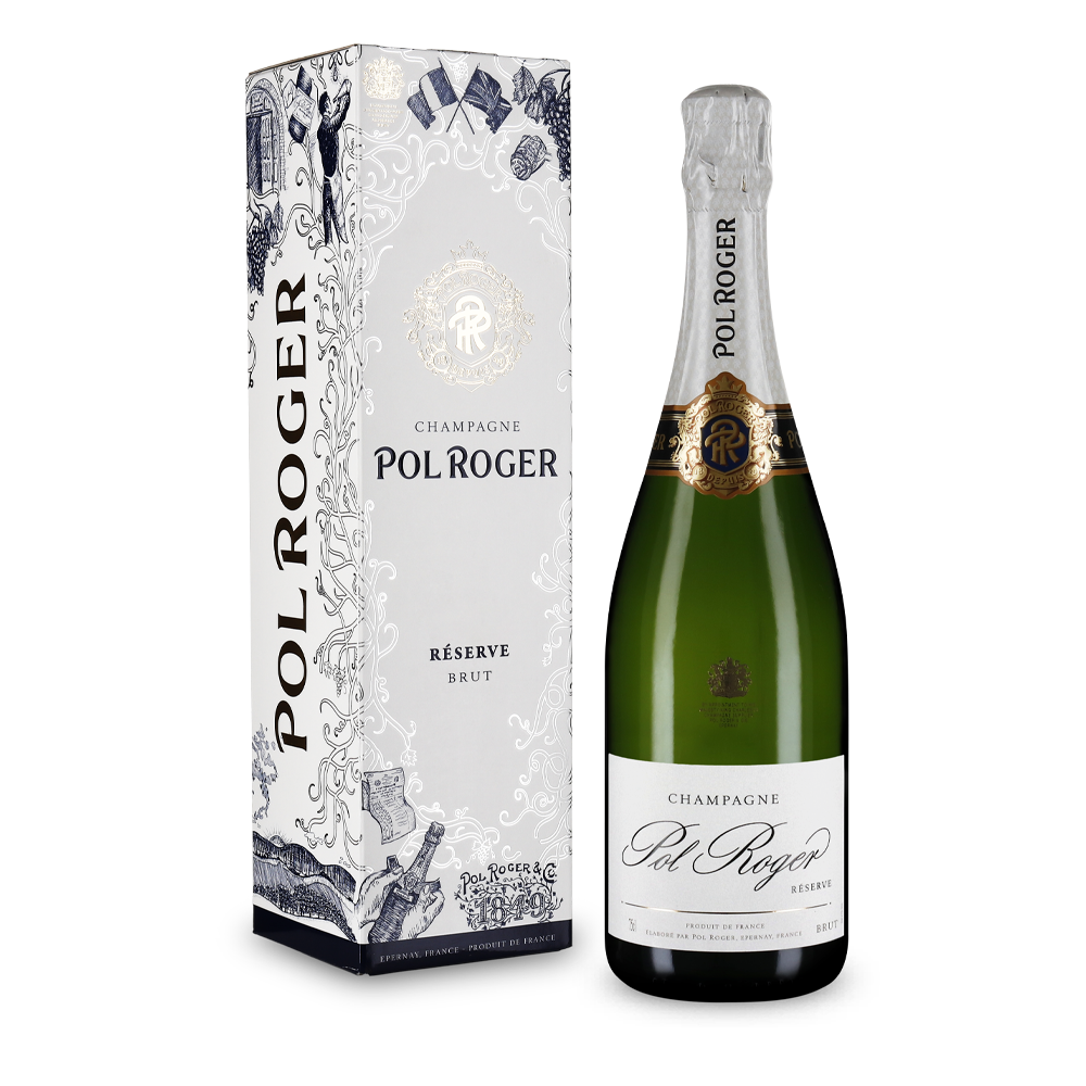 Champagne Taittinger Brut Réserve in Geschenkverpackung