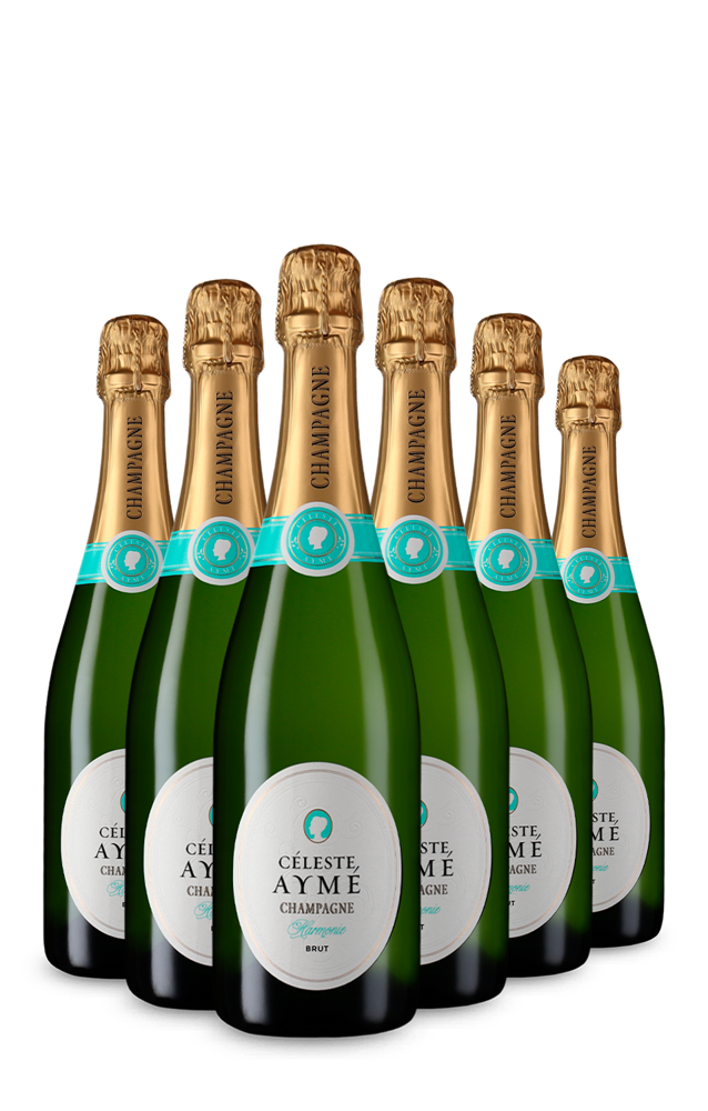 6 Flaschen Céleste Aymé Harmonie Blanc Brut